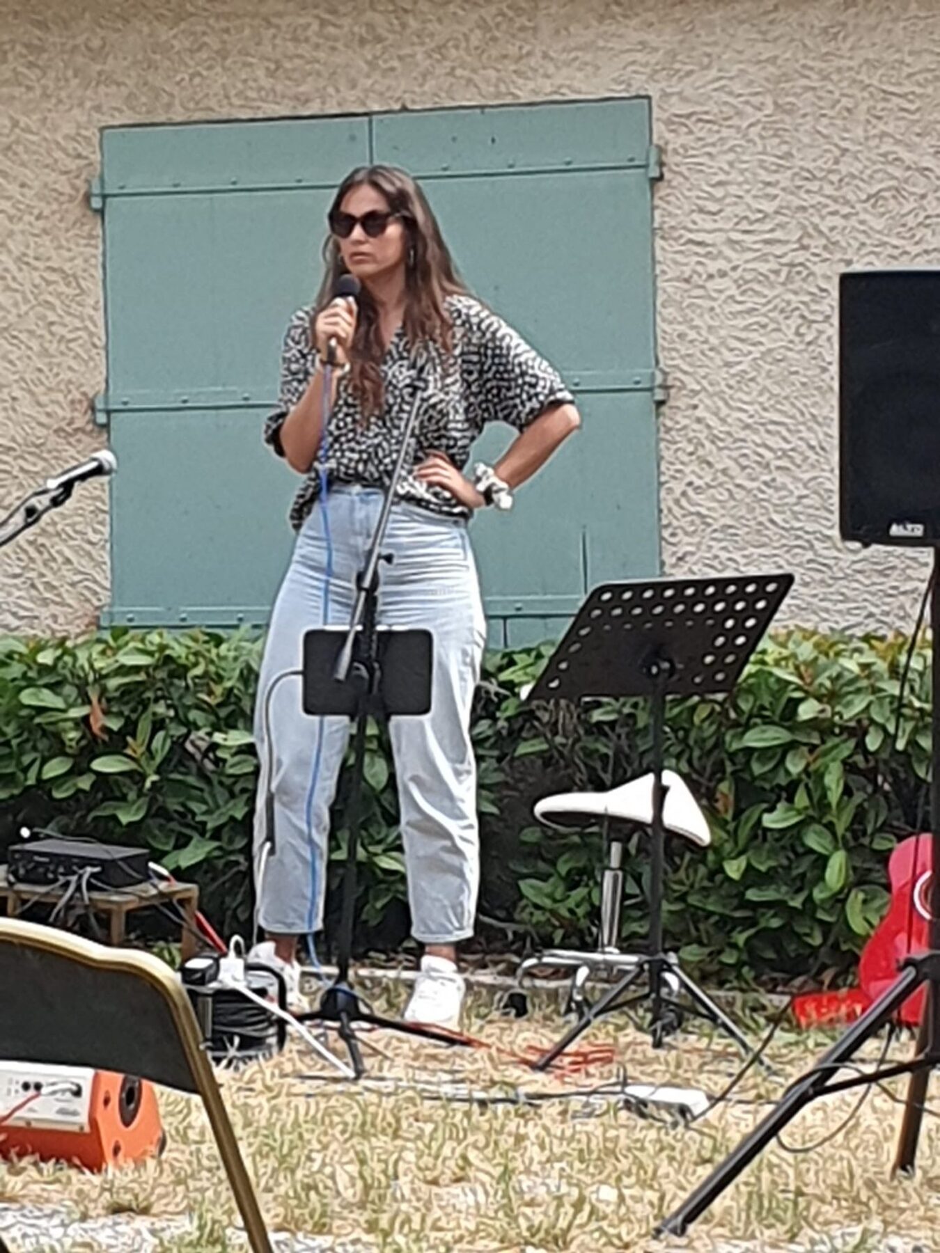 Animation chant en plein air