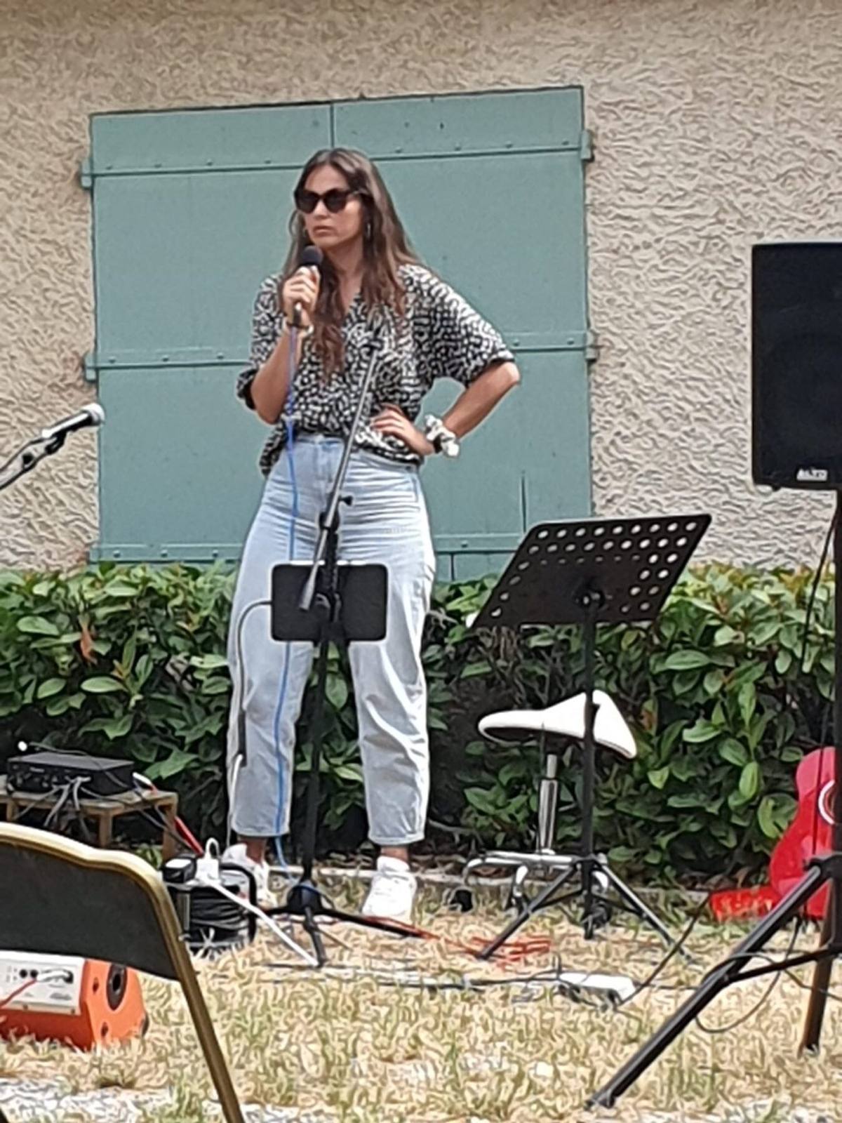 Animation chant en plein air